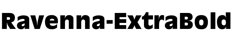 Ravenna-ExtraBold font preview