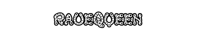 RaveQueen font preview
