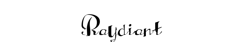 Raydiant font preview
