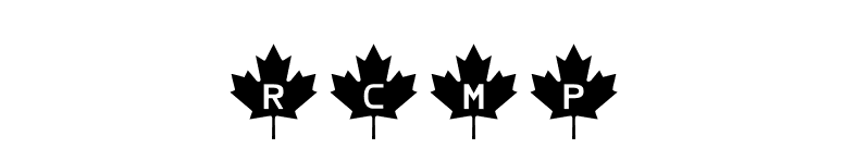 RCMP font preview