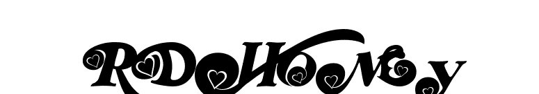 RDHoney font preview