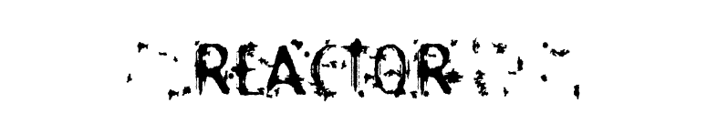 Reactor font preview