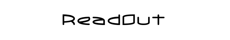 ReadOut font preview