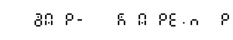 Readout-OneFrontExpert font preview