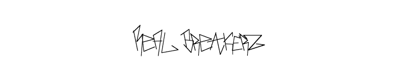 REAl BrEakerz font preview