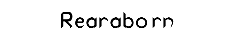 Rearaborn font preview