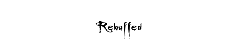 Rebuffed font preview