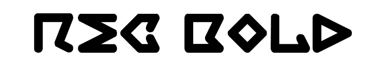 rec Bold font preview