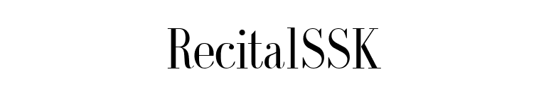 RecitalSSK font preview