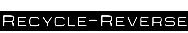 Recycle-Reverse font preview