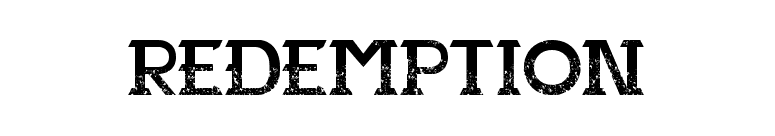 Redemption font preview