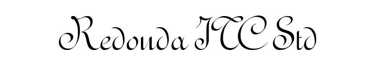 Redonda ITC Std font preview