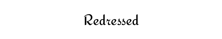 Redressed font preview