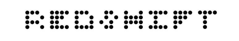 redshift font preview