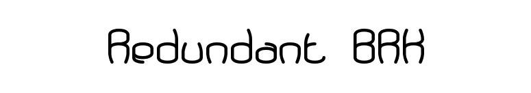 Redundant BRK font preview