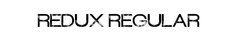Redux Regular font preview