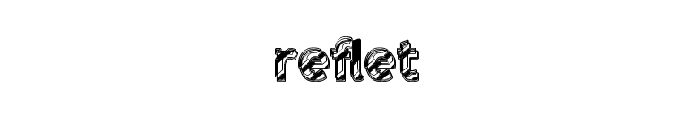 reflet font preview