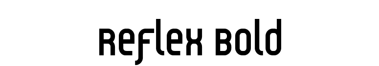 Reflex Bold font preview