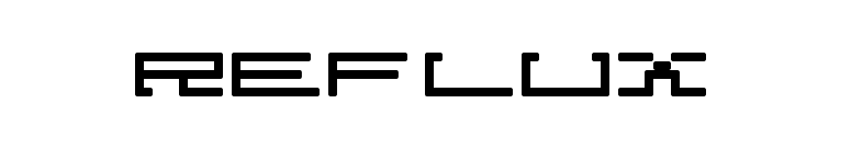 Reflux font preview