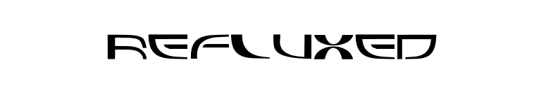 Refluxed font preview