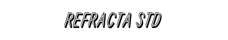 Refracta Std font preview
