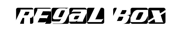 Regal box font preview