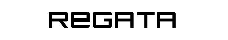regata font preview