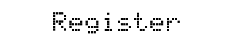 Register font preview