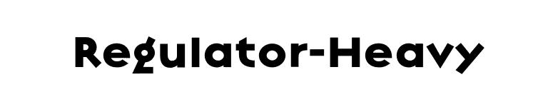 Regulator-Heavy font preview