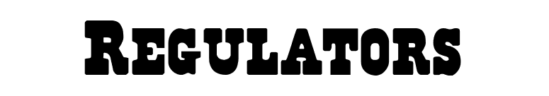 Regulators font preview