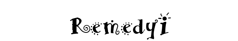 RemedyI font preview
