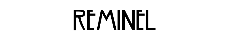 Reminel font preview