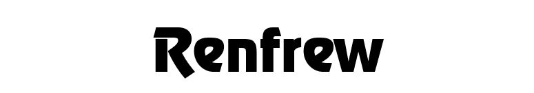 Renfrew font preview