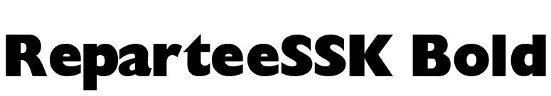 ReparteeSSK Bold font preview