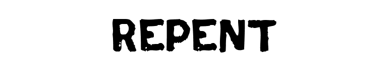 Repent font preview