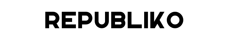 Republiko font preview