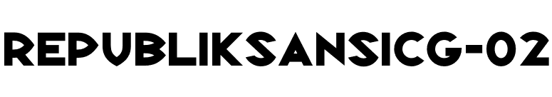RepublikSansICG-02 font preview