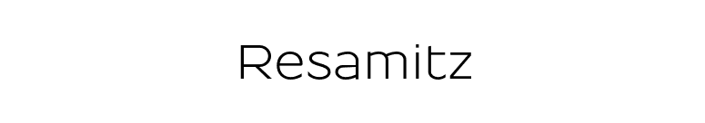 Resamitz font preview