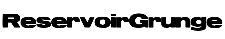 ReservoirGrunge font preview