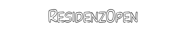 ResidenzOpen font preview