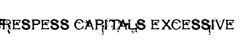Respess Capitals Excessive font preview