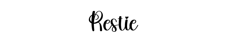 Restie font preview