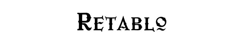 Retablo font preview