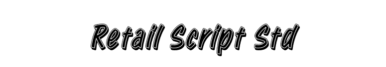 Retail Script Std font preview