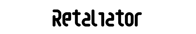 Retaliator font preview