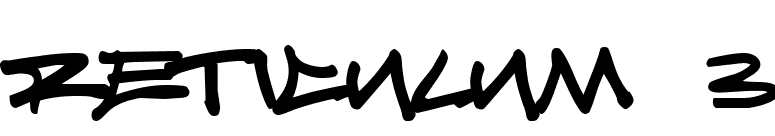 Reticulum 3 font preview