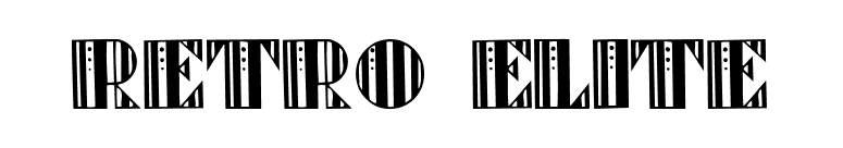 Retro Elite font preview
