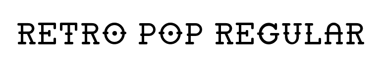 Retro Pop Regular font preview