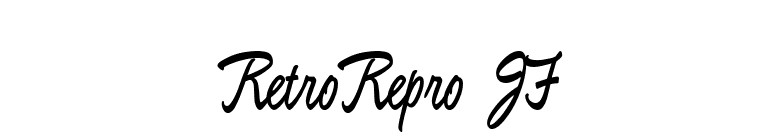 RetroRepro JF font preview
