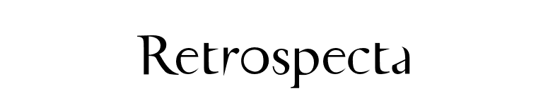 Retrospecta font preview